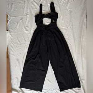 Black Cotton Romper Jumper XS/S